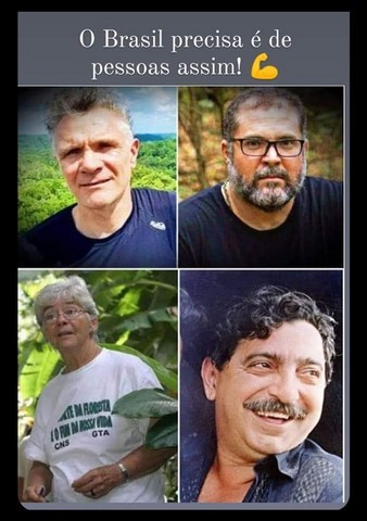 Nota de Pesar: Bruno Pereira e Dom Phillips